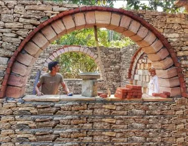 Cobble Stone Driveway