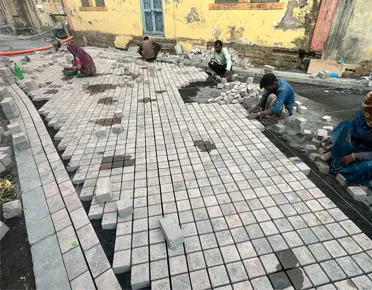 Cobble Stone Driveway