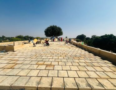 Cobble Stone Driveway