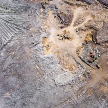 Sustainable stone quarry in Rajasthan, India